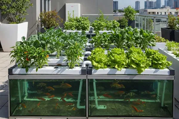 Aquaponia com Tilápias em Telhados de Edifícios
