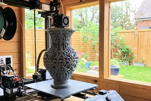 Impressão 3D para Criar Vasos Ornamentais Biodegradáveis