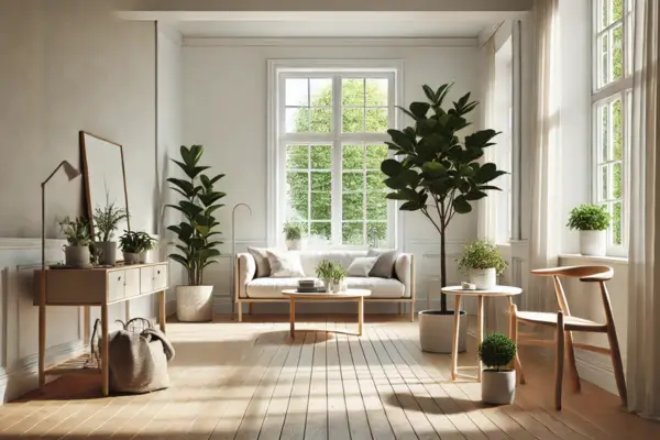 Elegância Nórdica de Jardins Internos em Casas de Estilo Escandinavo