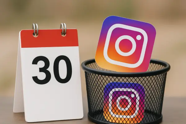 O que acontece depois que você exclui sua conta do Instagram